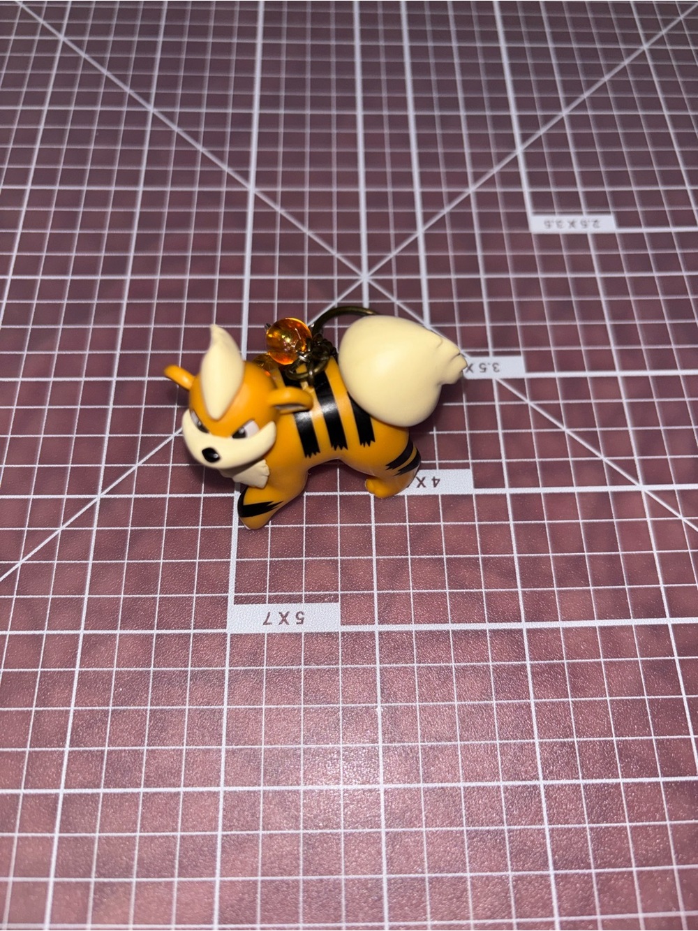 Handmade Growlithe Keychain